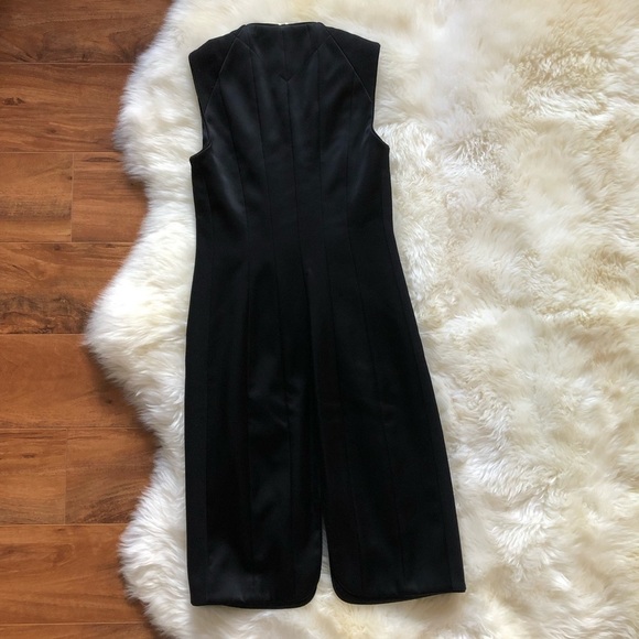 Rag & Bone Lees Crepe-Trimmed Wool Zip Front Dress - Picture 7 of 7